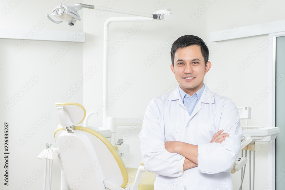 Portrait of male dentist Portrait of male dentist