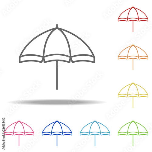 chaise-longue icon. Elements of Camping in multi colored icons. Simple icon for websites, web design, mobile app, info graphics