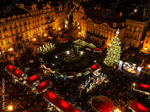 Photography Christmas market in Prague