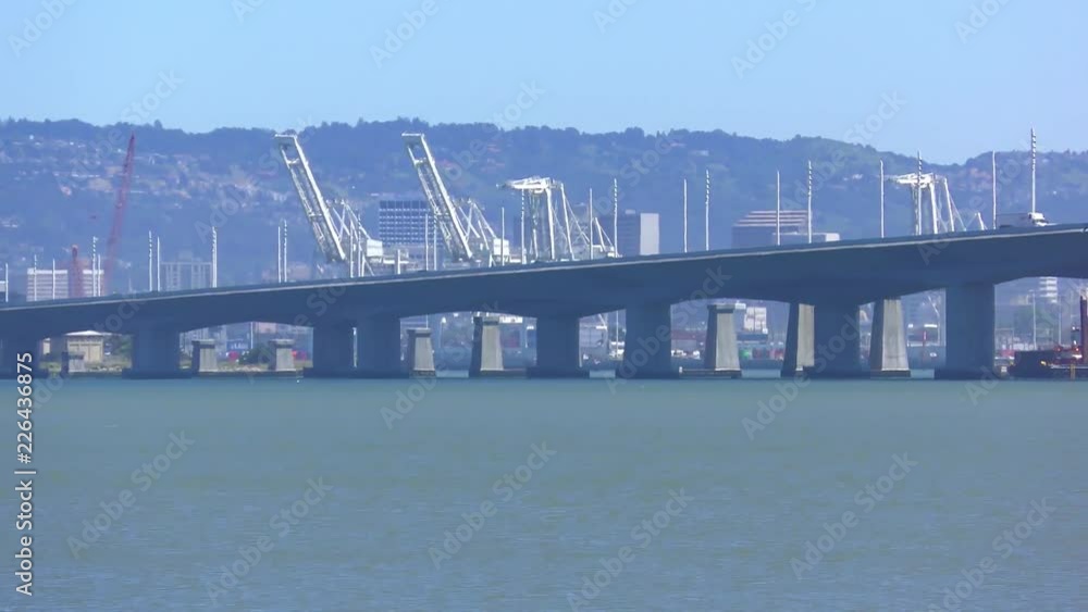 The Bay Bridge in San Francisco, California, USA, circa May 2017 The Bay Bridge in San Francisco, California, USA, circa May 2017