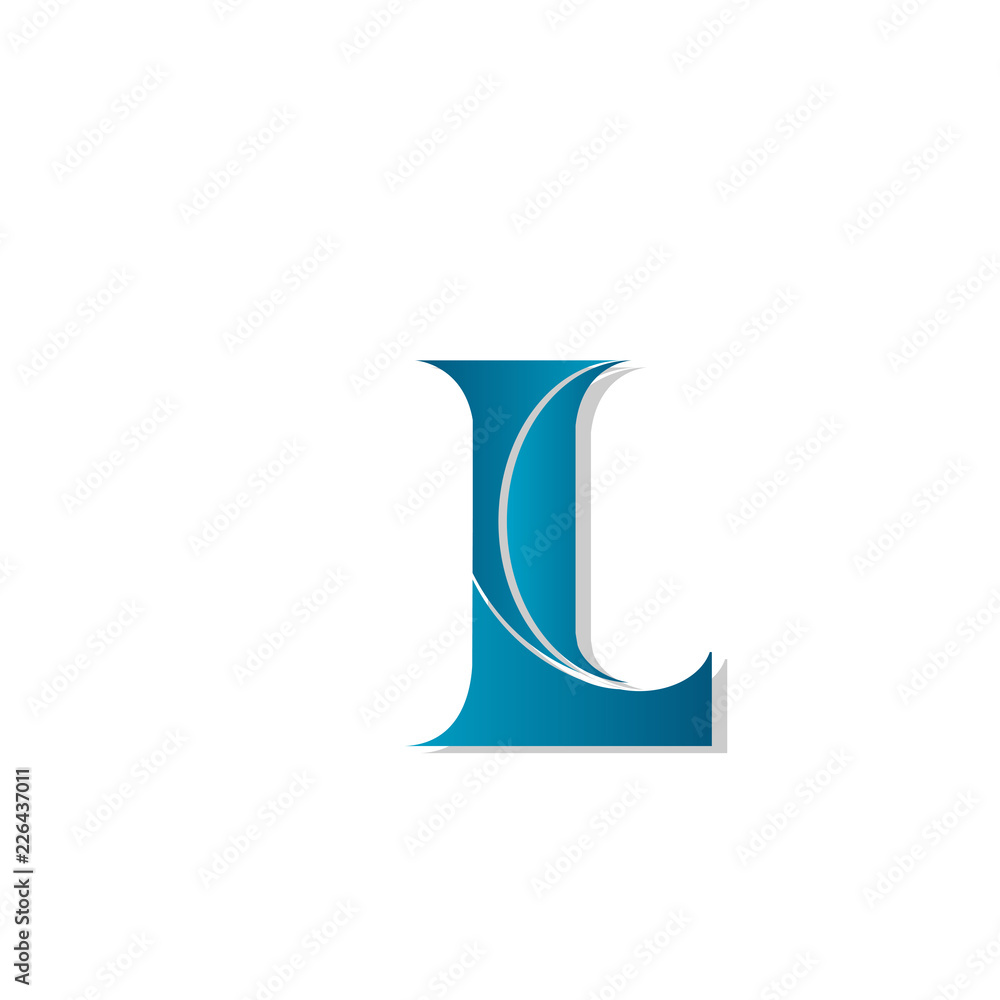 L letter icon sign vector L letter icon sign vector