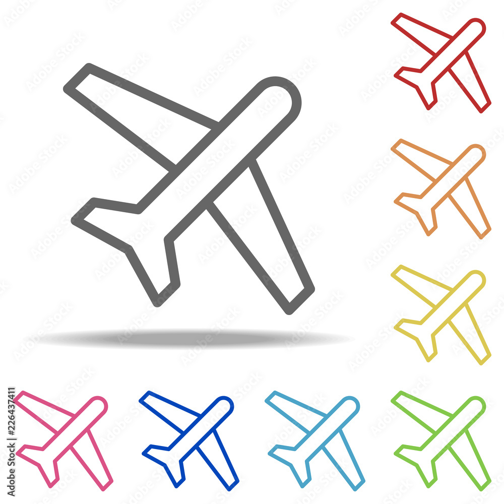 aircraft icon. Elements of Navigation in multi colored icons. Simple icon for websites, web design, mobile app, info graphics aircraft icon. Elements of Navigation in multi colored icons. Simple icon for websites, web design, mobile app, info graphics