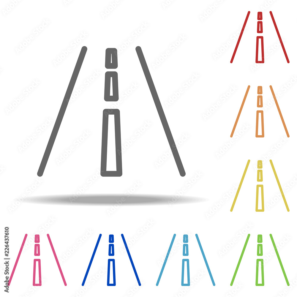 highway icon. Elements of Navigation in multi colored icons. Simple icon for websites, web design, mobile app, info graphics highway icon. Elements of Navigation in multi colored icons. Simple icon for websites, web design, mobile app, info graphics