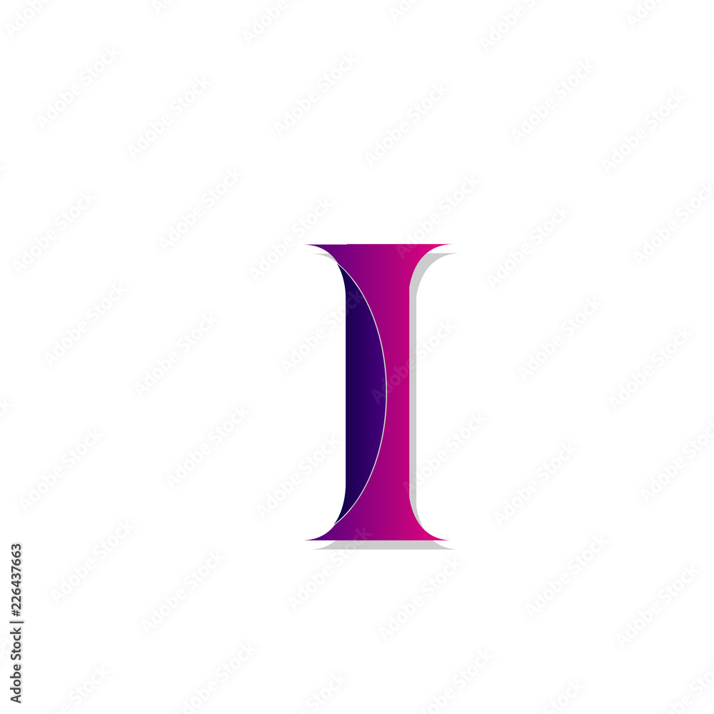 i letter icon sign symbol illustration vector i letter icon sign symbol illustration vector