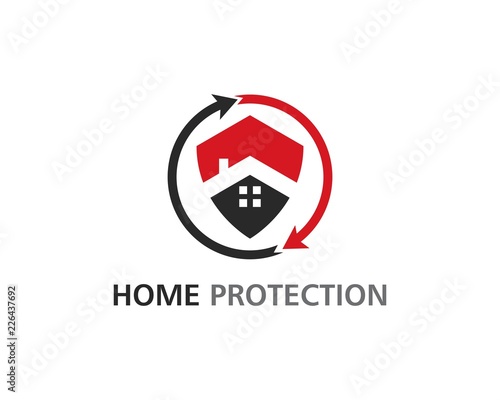 Free Download Home protection logo vector - GFXLoad