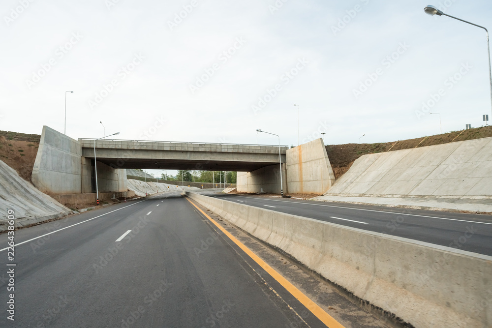 New road in northern Thailand