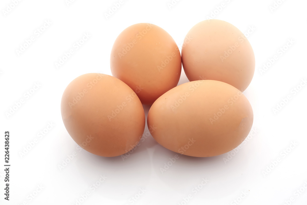 Eggs on white background Eggs on white background