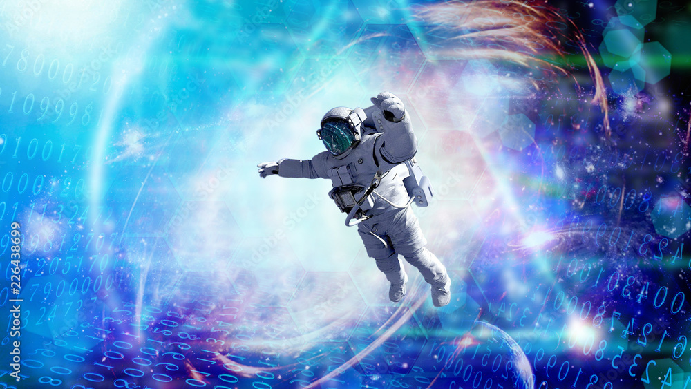 asronaut in open space-Elements of this Image Furnished by NASA asronaut in open space-Elements of this Image Furnished by NASA