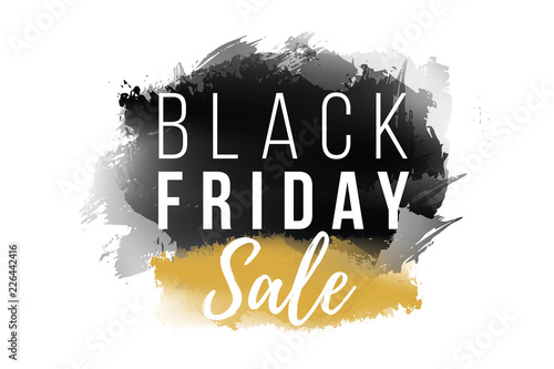 Black friday sale. Vector typography.