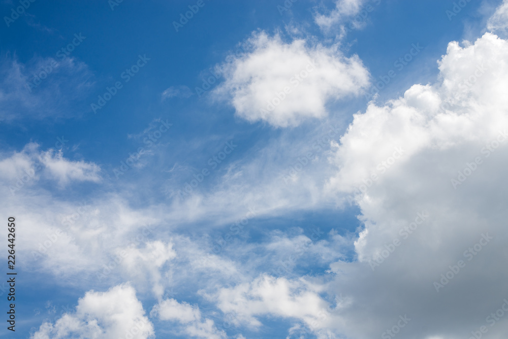 Beautiful blue sky with cloud and copy space Beautiful blue sky with cloud and copy space