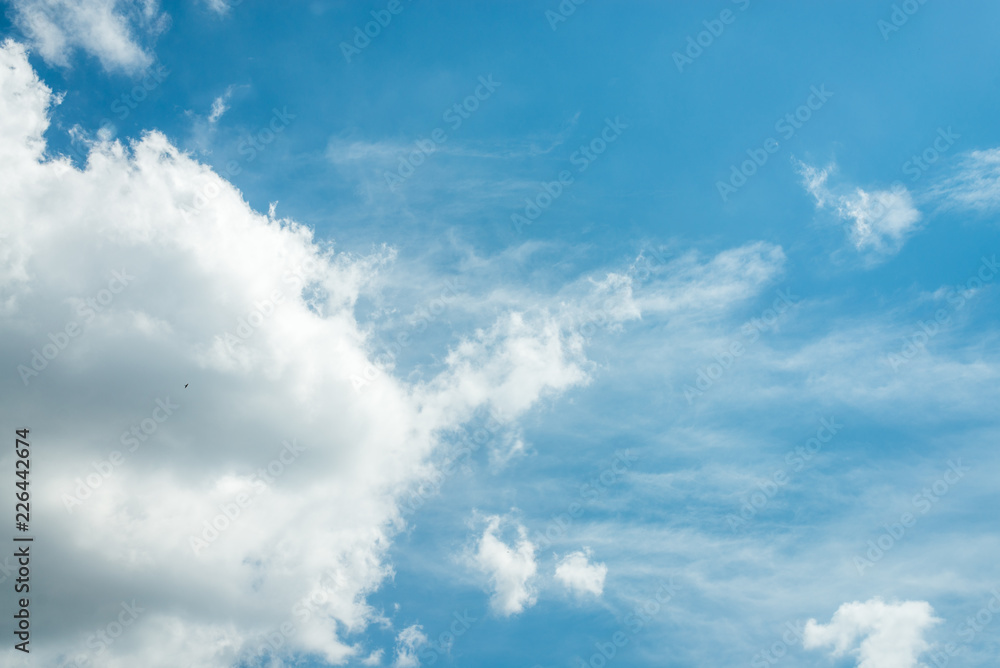 Beautiful blue sky with cloud and copy space Beautiful blue sky with cloud and copy space