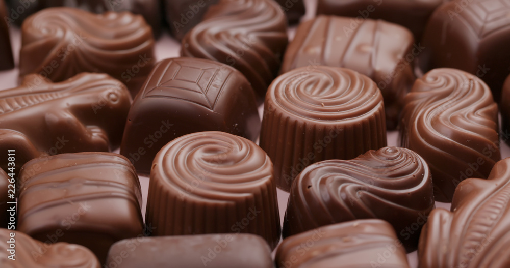 Variety chocolate truffle in box Variety chocolate truffle in box