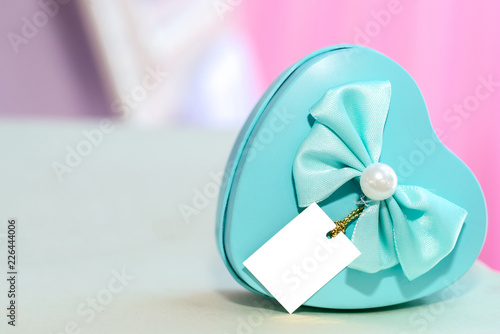 gift box with bow on white background