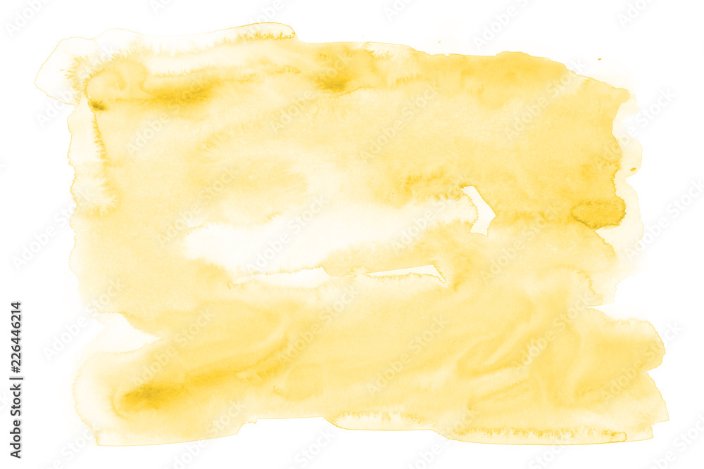 Yellow watercolor background art hand paint on paper texture Yellow watercolor background art hand paint on paper texture