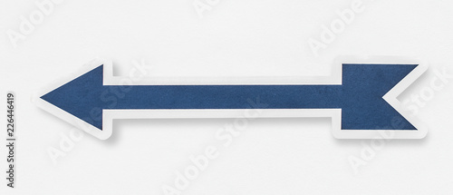 Free Download Blue arrow bar icon isolated - GFXLoad