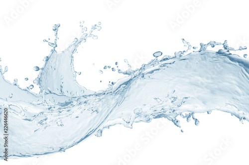 Water ,water splash isolated on white background 