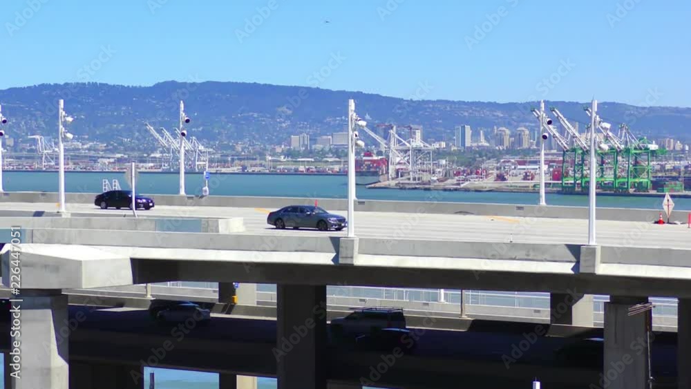 The Bay Bridge in San Francisco, California, USA, circa May 2017 The Bay Bridge in San Francisco, California, USA, circa May 2017