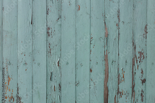 background old wooden wall of blue boards
