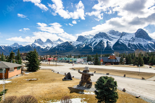 Canadian Rockies from Canmore photo