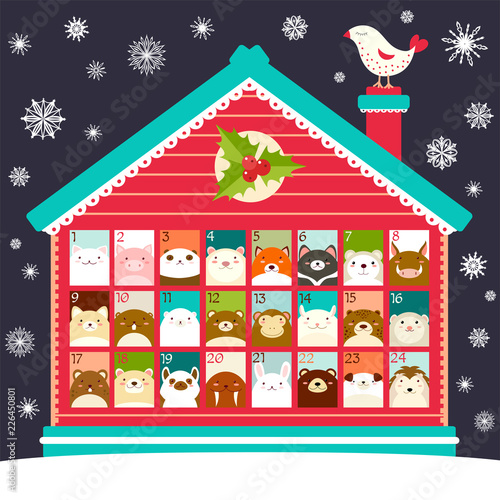 Christmas advent calendar