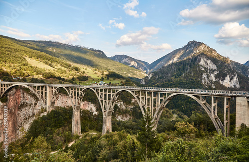 Bridge Dzhurdzhevicha. Montenegro. Summer. 