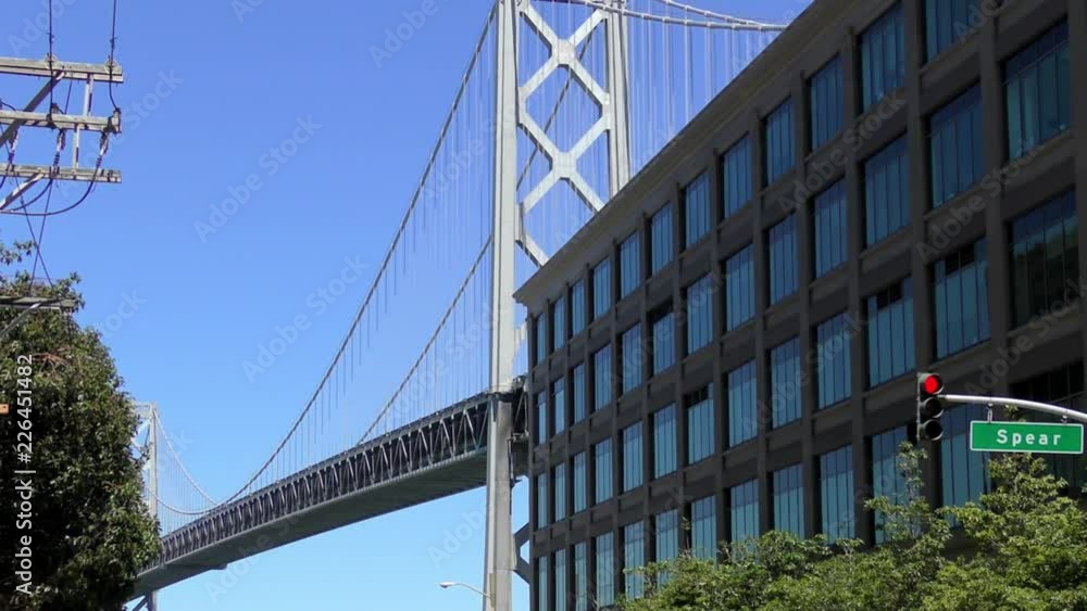 The Bay Bridge in San Francisco, California, USA, circa May 2017 The Bay Bridge in San Francisco, California, USA, circa May 2017
