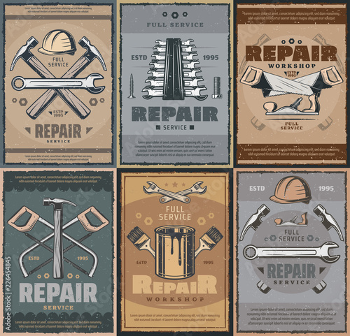 Repair service and work tools