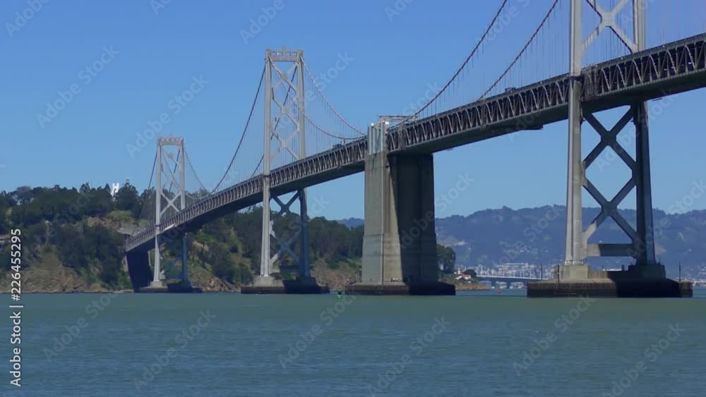 The Bay Bridge in San Francisco, California, USA, circa May 2017 The Bay Bridge in San Francisco, California, USA, circa May 2017