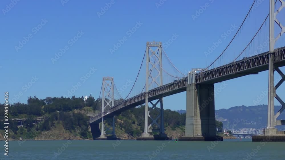 The Bay Bridge in San Francisco, California, USA, circa May 2017 The Bay Bridge in San Francisco, California, USA, circa May 2017
