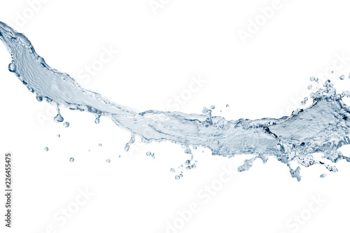 Water ,water splash isolated on white background