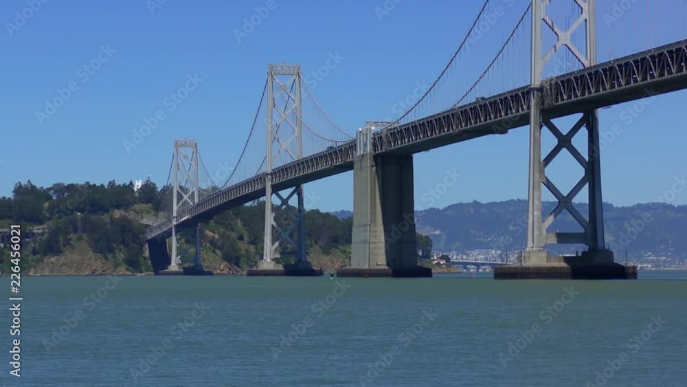 The Bay Bridge in San Francisco, California, USA, circa May 2017 The Bay Bridge in San Francisco, California, USA, circa May 2017