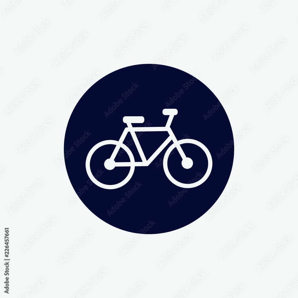 bicycle icon, vector illustration bicycle icon, vector illustration
