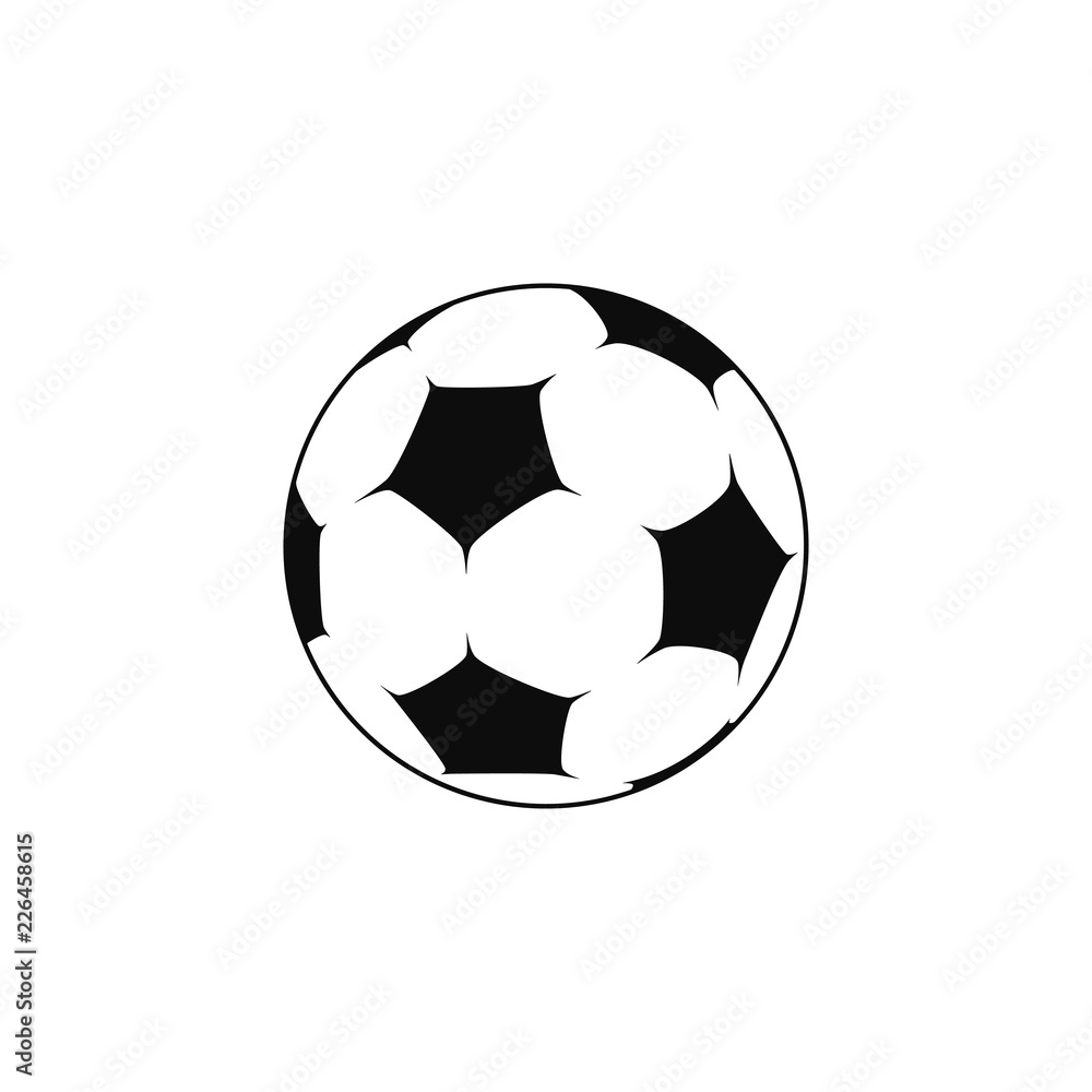 Obraz premium Soccer ball icon vector