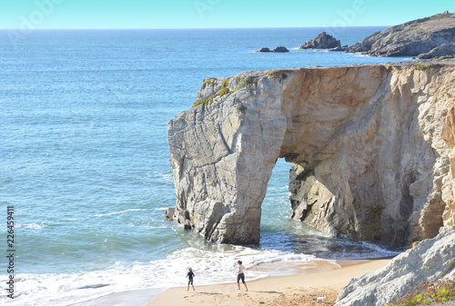 Arche du port blanc, wild coast, Quiberon, Bretagne, France.