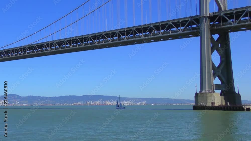 The Bay Bridge in San Francisco, California, USA, circa May 2017 The Bay Bridge in San Francisco, California, USA, circa May 2017