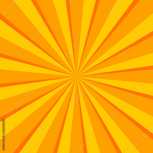 Rays background. Illustration for your bright beams design. Sun ray theme abstract wallpaper. Raster version. Abstract background of the shining sun-rays. Sun rays.