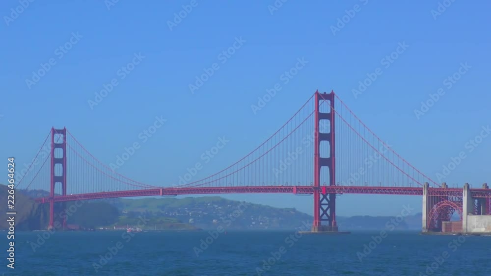 The Golden Gate Bridge as seen from China Beach, San Francisco, California, USA The Golden Gate Bridge as seen from China Beach, San Francisco, California, USA