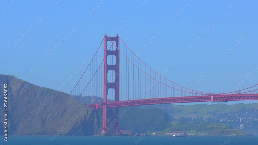 The Golden Gate Bridge as seen from China Beach, San Francisco, California, USA The Golden Gate Bridge as seen from China Beach, San Francisco, California, USA