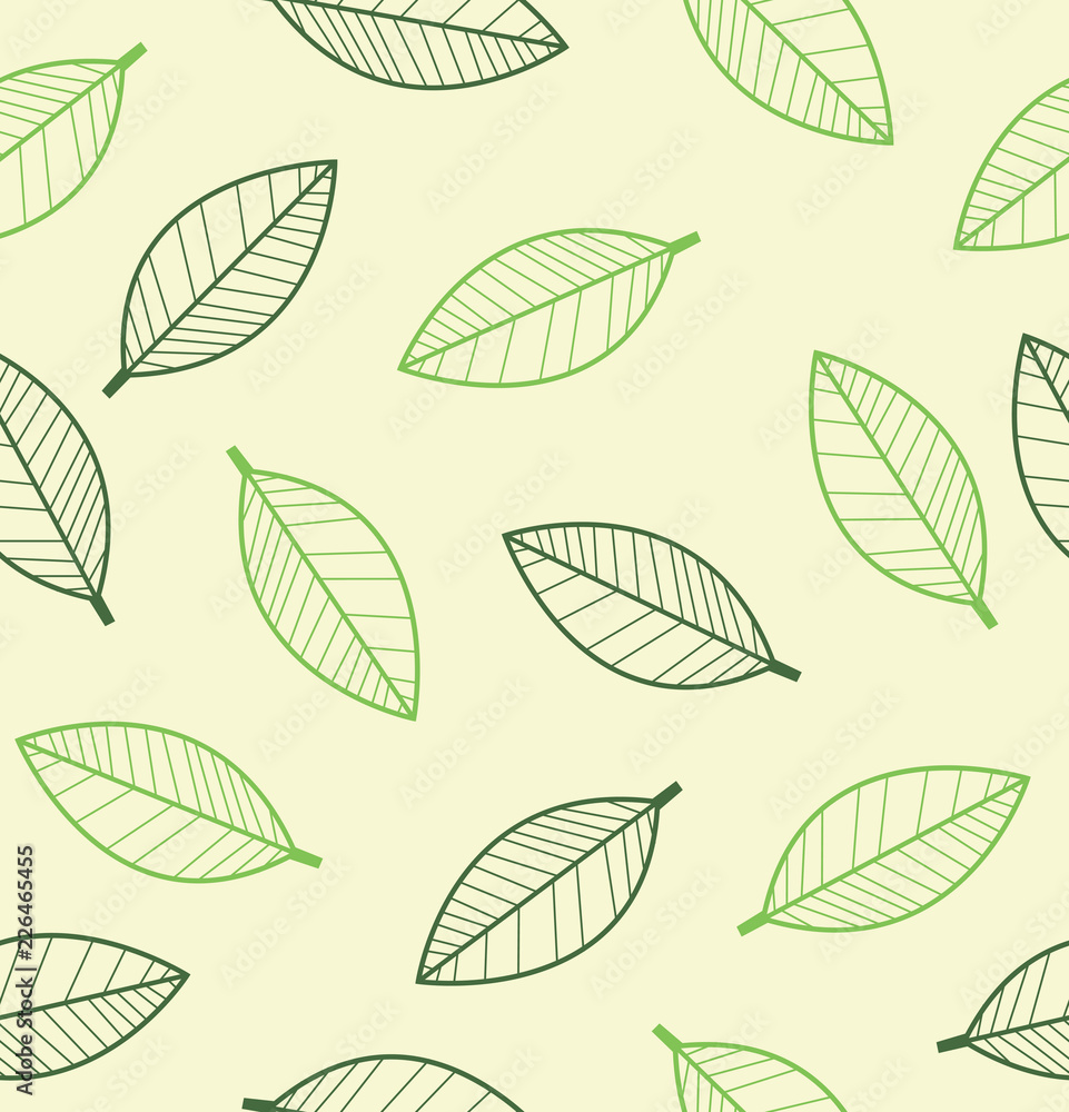 leaf seamless Endless Background