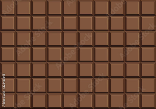 Milk  chocolate bar vector