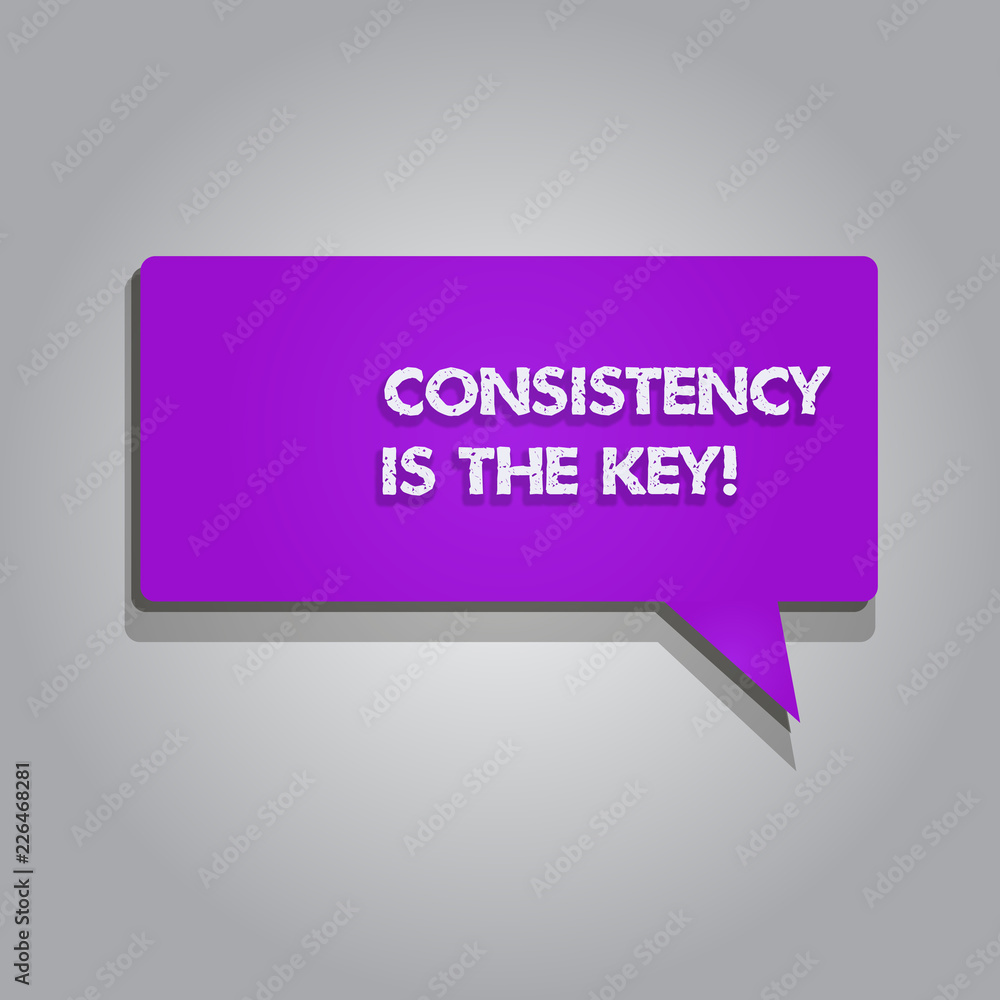 Handwriting text writing Consistency Is The Key. Concept meaning full Dedication to a Task a habit forming process. Handwriting text writing Consistency Is The Key. Concept meaning full Dedication to a Task a habit forming process.