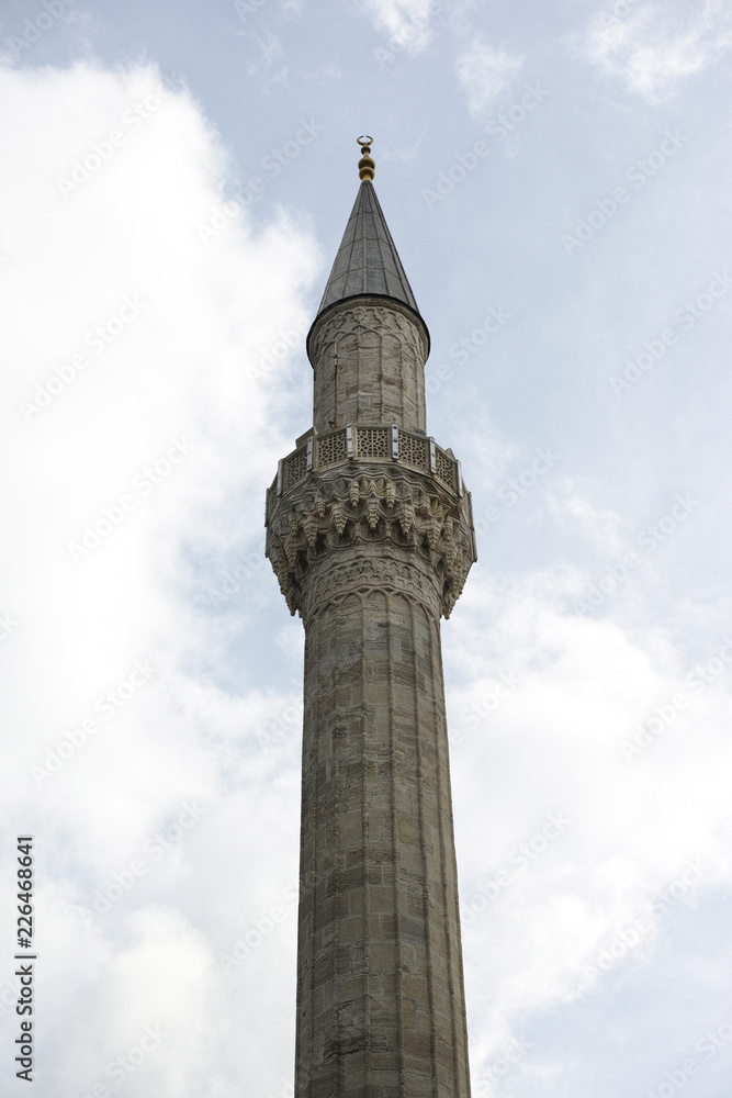 minaret of mosque in istanbul turkey minaret of mosque in istanbul turkey