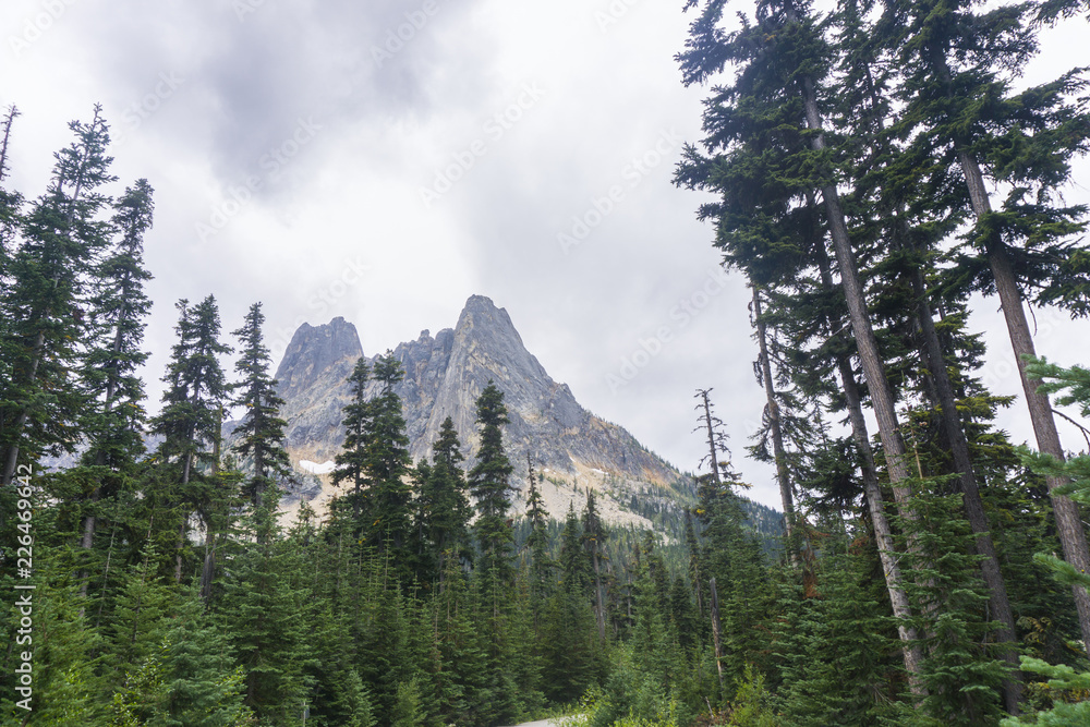 Liberty Bell mountain in the North Cascades, Washington State