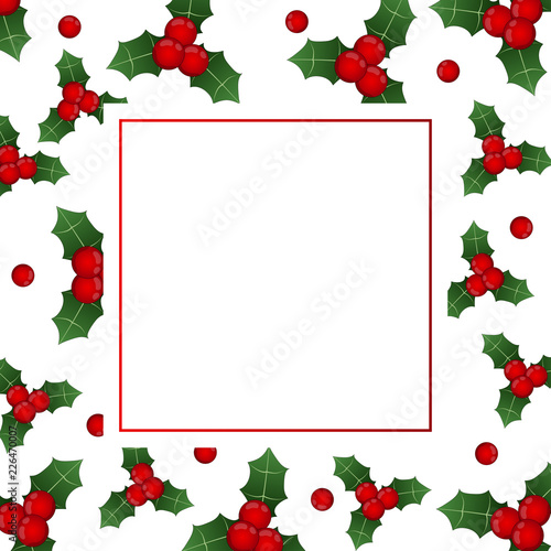Red Berry Christmas on Whit...