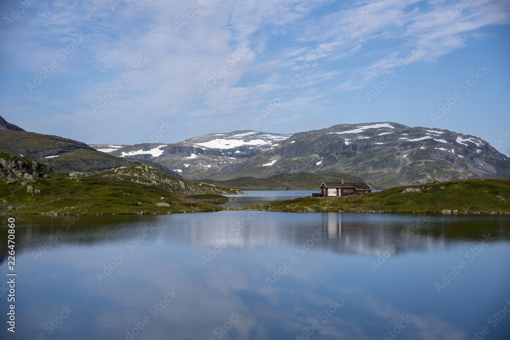 Fototapeta premium Views form the Haukeli Pass.