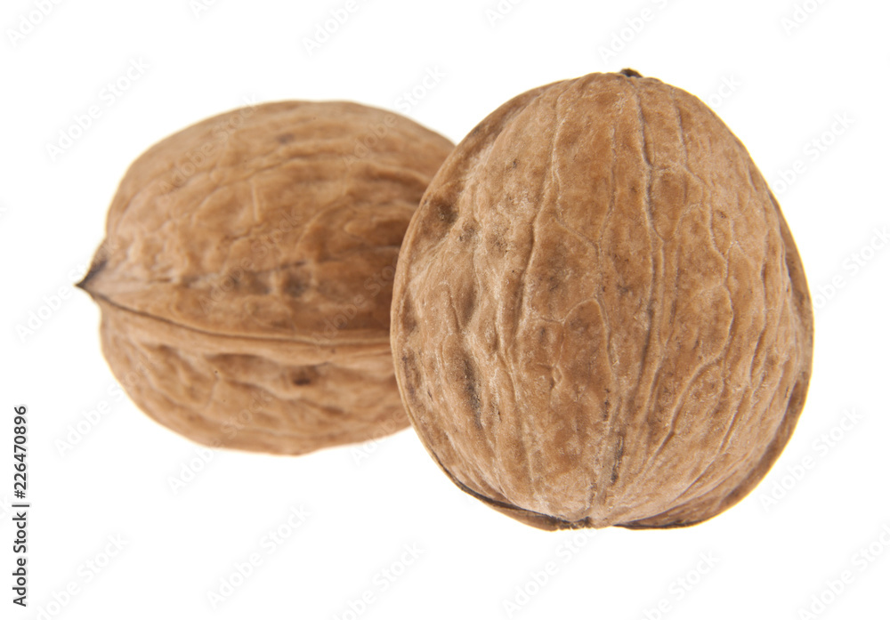 walnuts isolated on white background walnuts isolated on white background