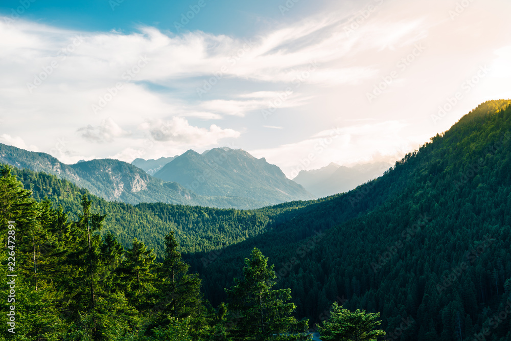 Fototapeta premium Die Alpen