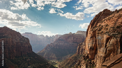 The Zion Overlook Point, Zion National Park, Utah. © DanielFreyr