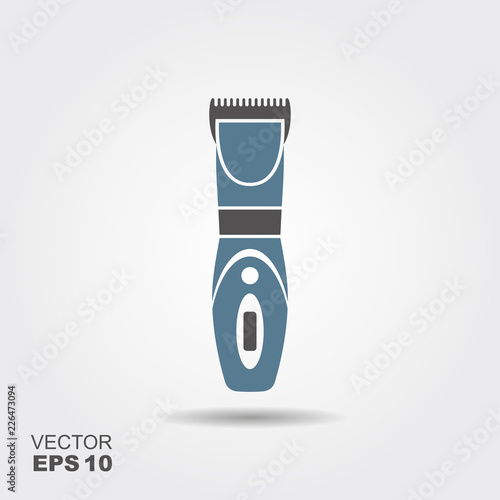 Electrical hair clipper or shaver vector illustration