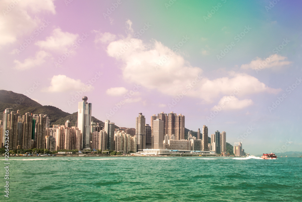 Hong Kong, a general view of the island Hong Kong, a general view of the island